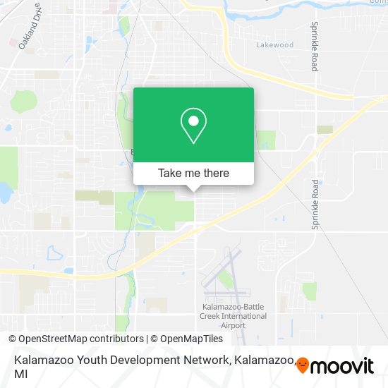 Kalamazoo Youth Development Network map