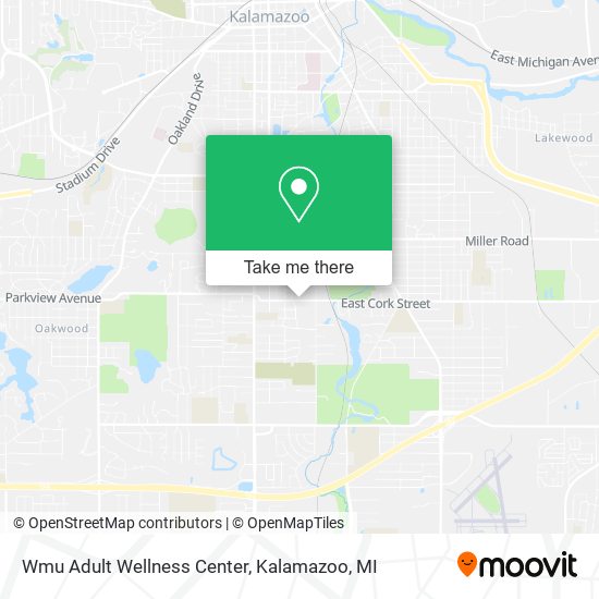 Wmu Adult Wellness Center map