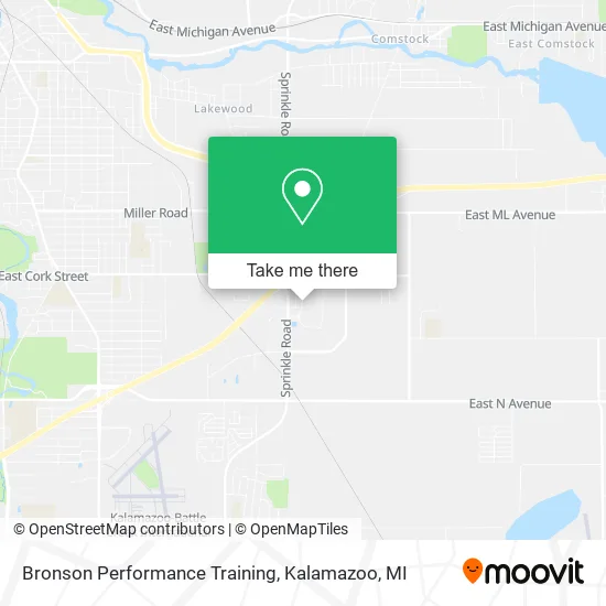 Bronson Performance Training map