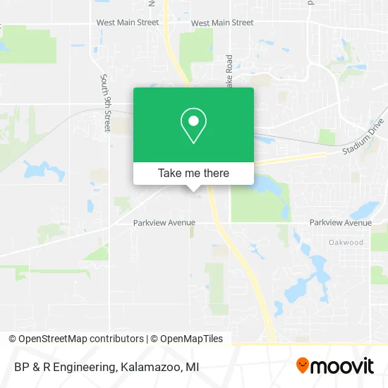BP & R Engineering map