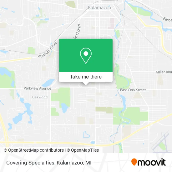 Covering Specialties map