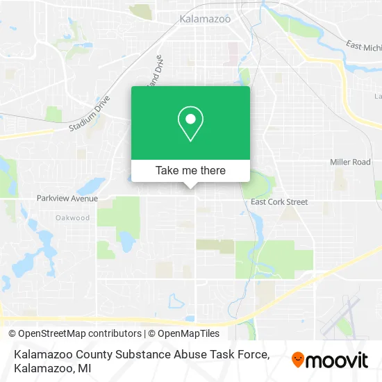 Mapa de Kalamazoo County Substance Abuse Task Force
