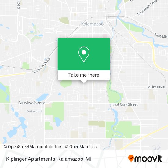 Mapa de Kiplinger Apartments