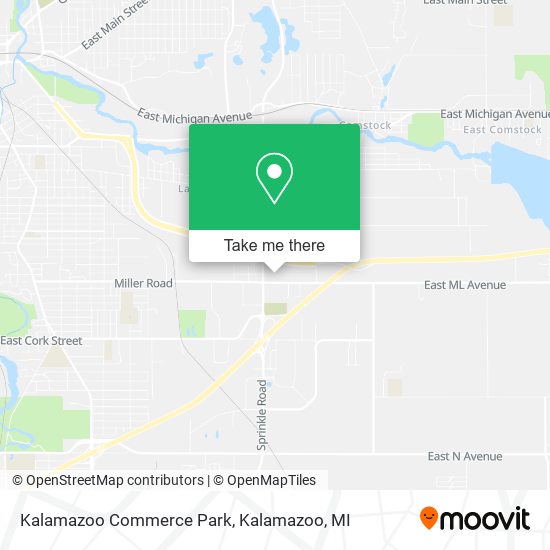 Mapa de Kalamazoo Commerce Park