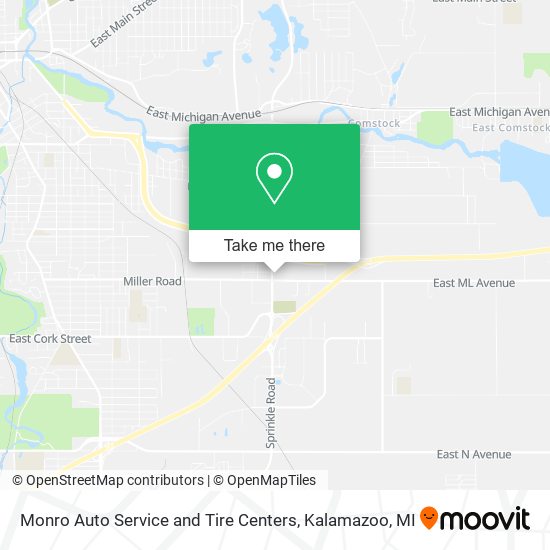Monro Auto Service and Tire Centers map