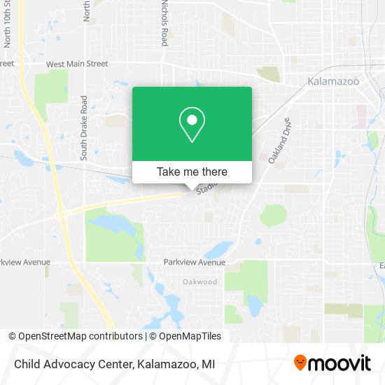 Child Advocacy Center map