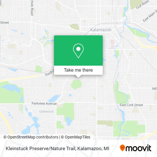 Kleinstuck Preserve / Nature Trail map