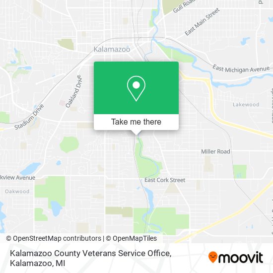 Kalamazoo County Veterans Service Office map