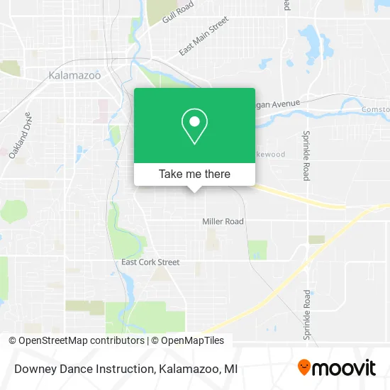 Mapa de Downey Dance Instruction