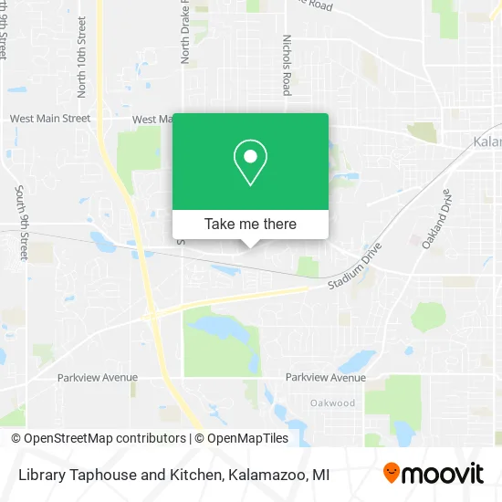 Mapa de Library Taphouse and Kitchen