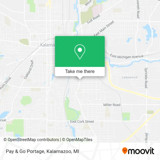 Pay & Go Portage map