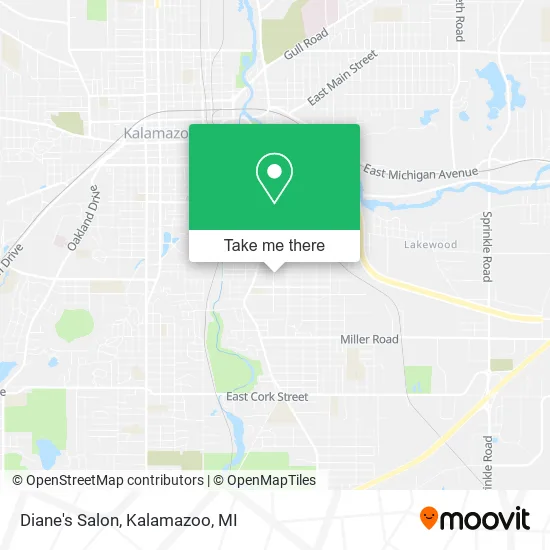 Diane's Salon map