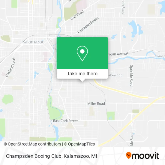 Champsden Boxing Club map
