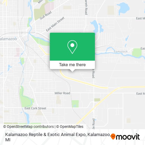 Kalamazoo Reptile & Exotic Animal Expo map