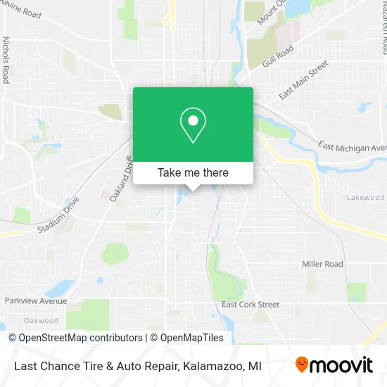 Last Chance Tire & Auto Repair map