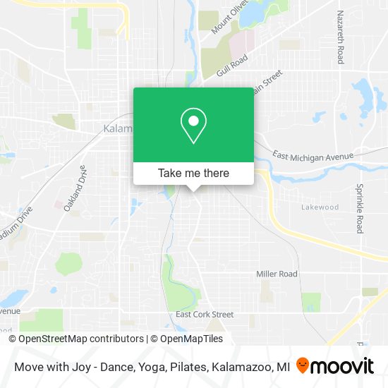 Move with Joy - Dance, Yoga, Pilates map