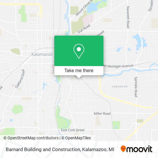 Barnard Building and Construction map