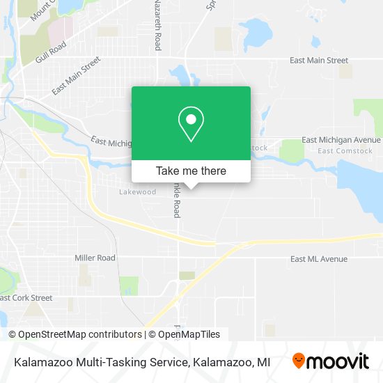 Kalamazoo Multi-Tasking Service map