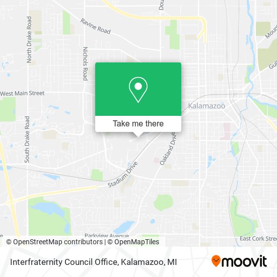 Interfraternity Council Office map