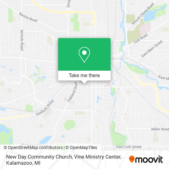 New Day Community Church, Vine Ministry Center map