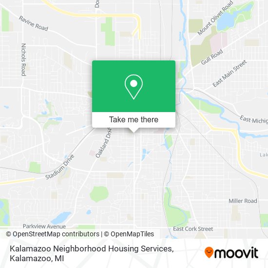Kalamazoo Neighborhood Housing Services map