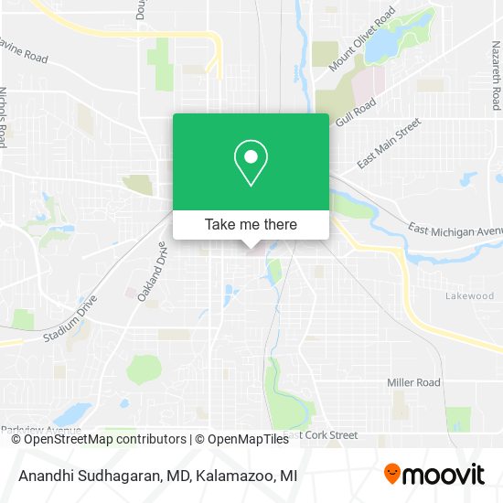 Anandhi Sudhagaran, MD map