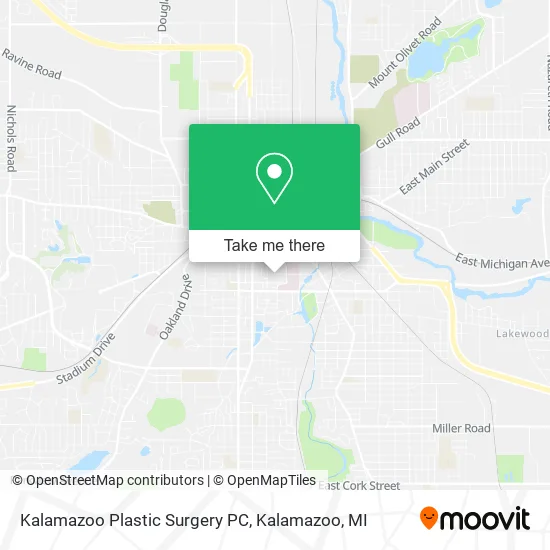Kalamazoo Plastic Surgery PC map