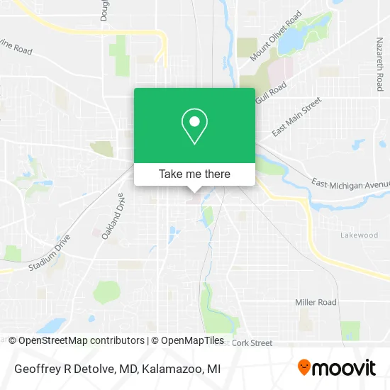 Geoffrey R Detolve, MD map