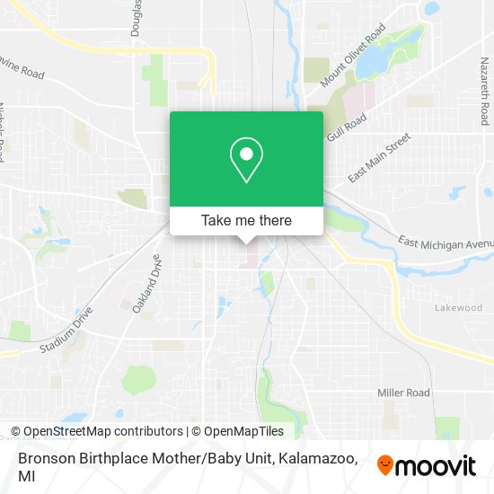 Bronson Birthplace Mother / Baby Unit map