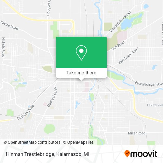 Hinman Trestlebridge map