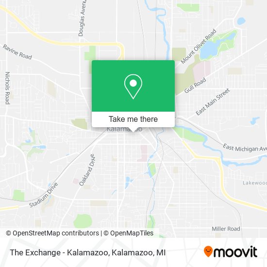 The Exchange - Kalamazoo map