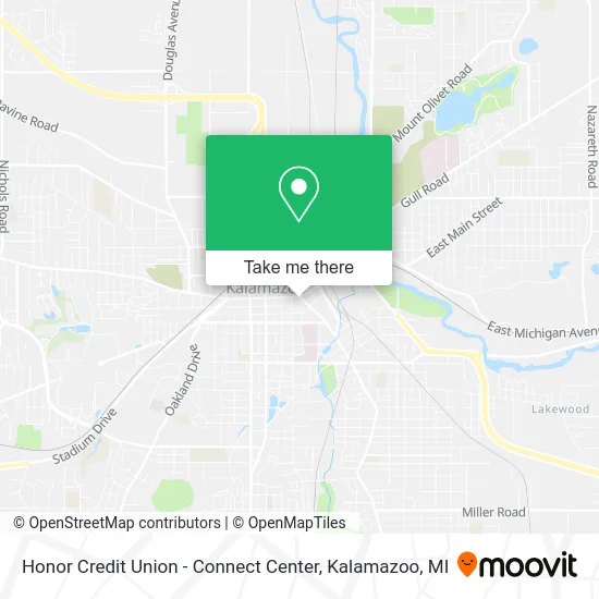 Honor Credit Union - Connect Center map
