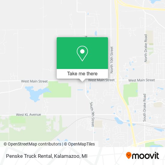 Penske Truck Rental map