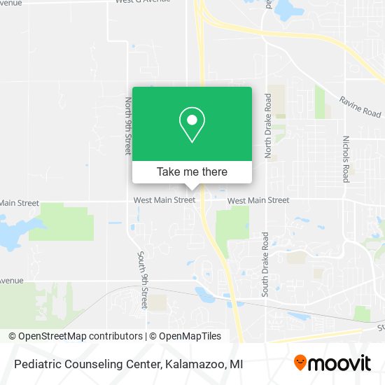 Pediatric Counseling Center map