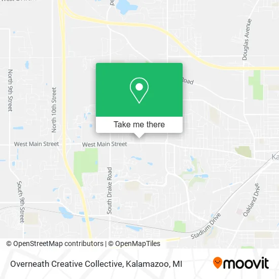 Overneath Creative Collective map