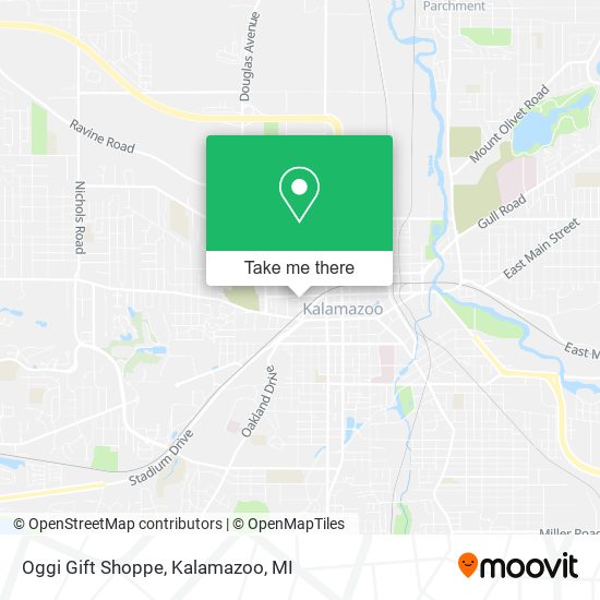 Mapa de Oggi Gift Shoppe
