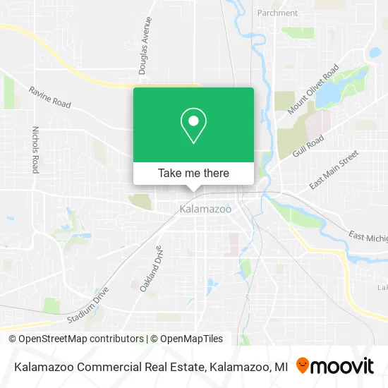 Mapa de Kalamazoo Commercial Real Estate