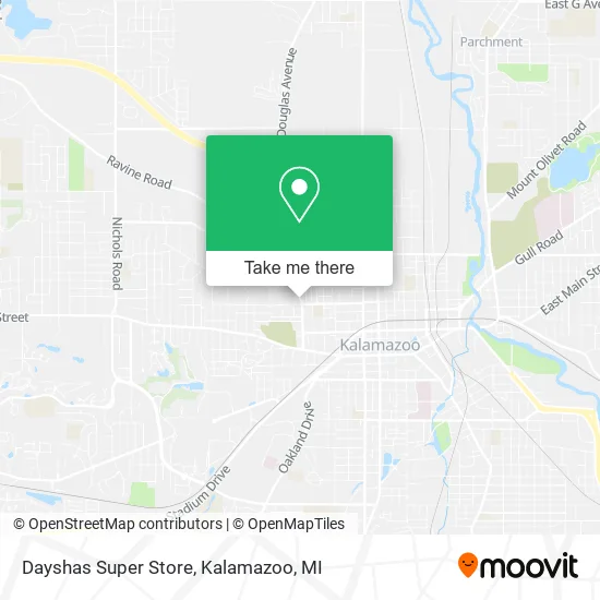 Dayshas Super Store map