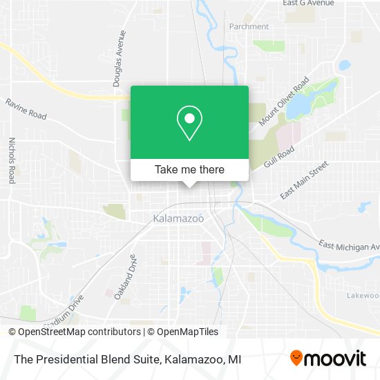 The Presidential Blend Suite map