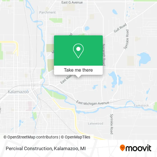 Percival Construction map