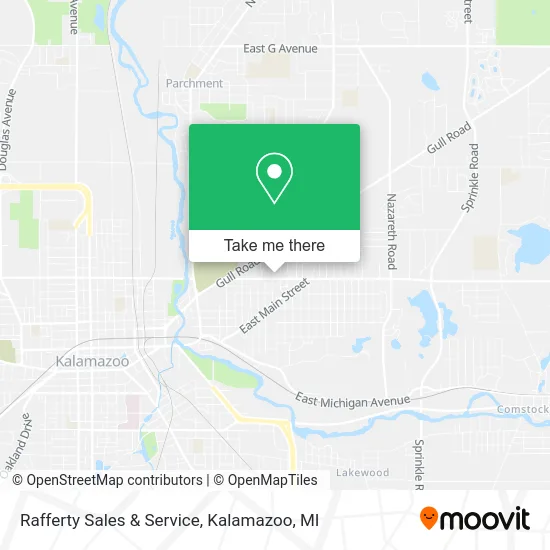 Rafferty Sales & Service map