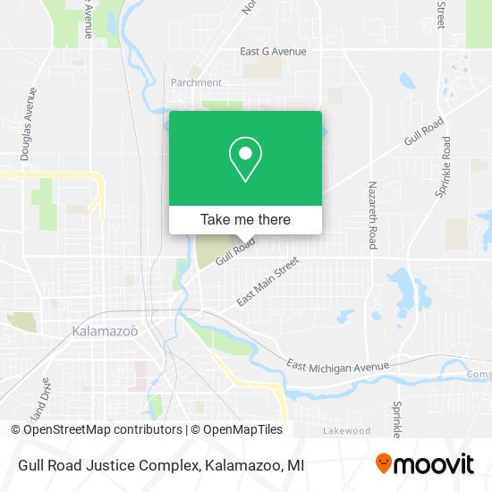 Gull Road Justice Complex map