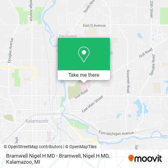 Bramwell Nigel H MD - Bramwell, Nigel H MD map