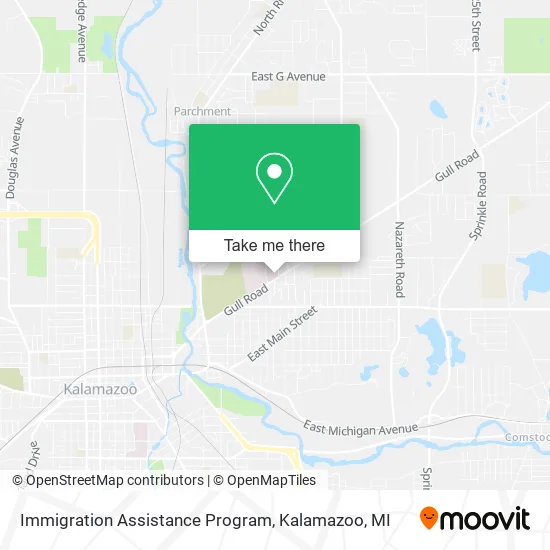 Immigration Assistance Program map