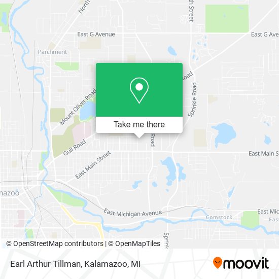 Mapa de Earl Arthur Tillman