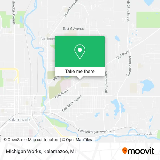 Michigan Works map