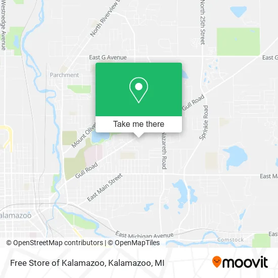Mapa de Free Store of Kalamazoo