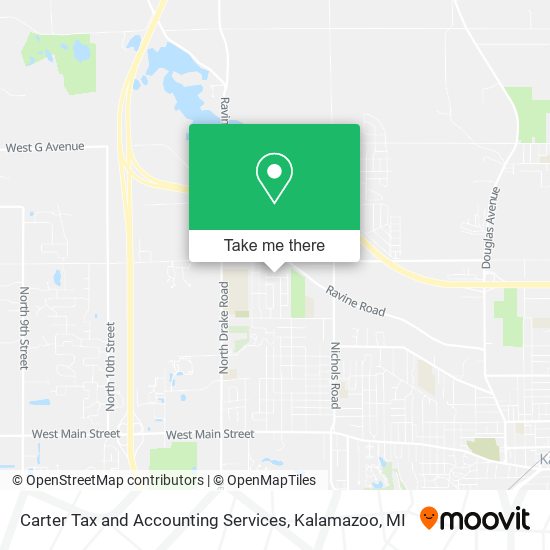 Carter Tax and Accounting Services map