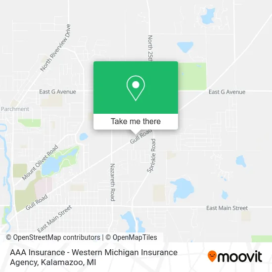 AAA Insurance - Western Michigan Insurance Agency map