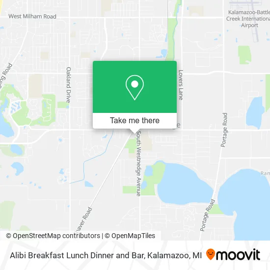 Alibi Breakfast Lunch Dinner and Bar map